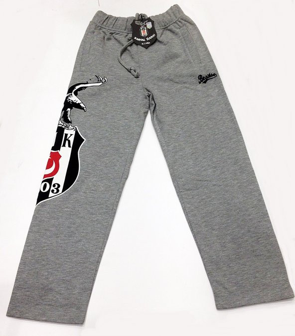 Beşiktaş Orijinal Çocuk Eşofman Alt Büyük Logolu - 4