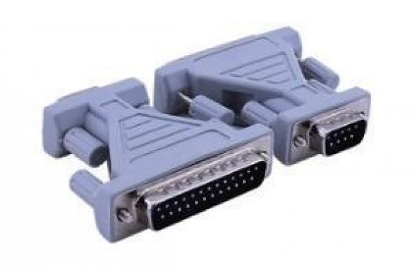 D-Sub 9 Pin Erkek - 25 Pin Erkek Kaliteli Çevirici Aparat ürün görseli 1