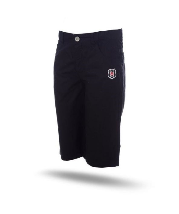 Beşiktaş Orijinal  Keten Fermuarlı ÇOCUK Kapri - 2