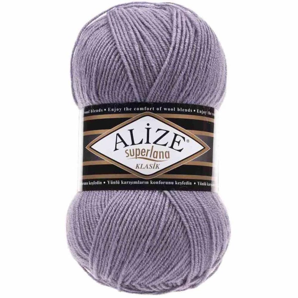 Alize Superlana Klasik Örgü İpi 257 Lavanta