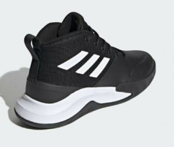 adidas Own the Game Erkek Basketbol Ayakkabısı FY6007 SİYAH (E-374) - 4