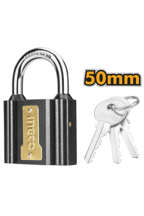 İNGCO DEMİR ASMA KİLİT 50MM DIPL0501