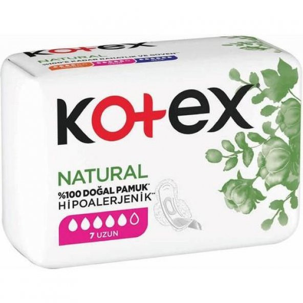 Kotex Natural Tekli Uzun 7 Li