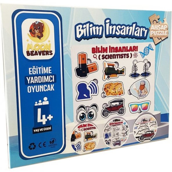 Moon Beavers Bilim İnsanları - 2 Ahşap Eğitici Oyun - 2