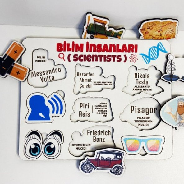 Moon Beavers Bilim İnsanları - 2 Ahşap Eğitici Oyun - 4