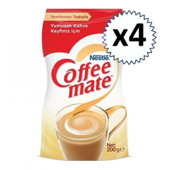 Nestle Coffee Mate Süt Tozu 200 Gr X 4 Adet