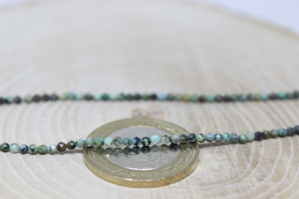 Afrika Turkuaz Taşı Dizi 2mm ürün görseli 1