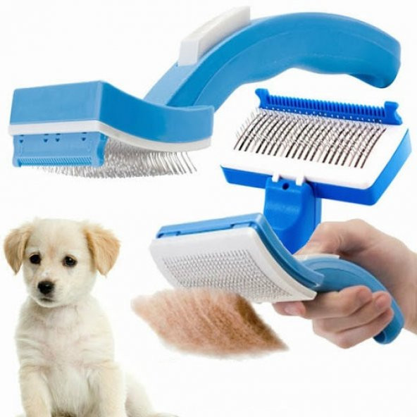 Evcil Hayvan Bakım Tarağı + Tüy Kesici Tarak Pet Zoom - 2