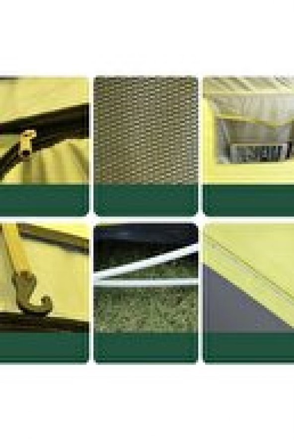 4 Kişilik Kolay Kurulum Havada Açılan Otomatik Kamp Aile Plaj Çadırı (240x150x105) Cm - 5