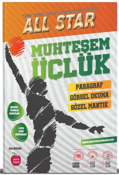 Newton Yayınları 8. Sınıf Paragraf All Star Muhteşem Üçlük Soru Bankası