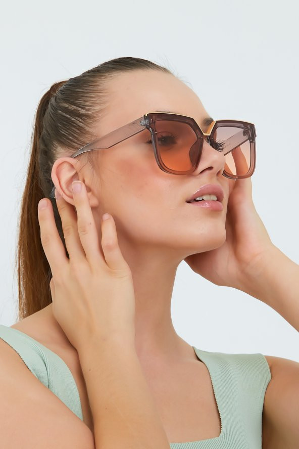 ModaLucci Kadın Güneş Gözlüğü Bal 6891436300638 - 3