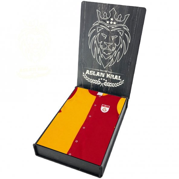 Galatasaray Orijinal Uzun Kol Bebek Body Tulum Ahşap Kutulu - 3