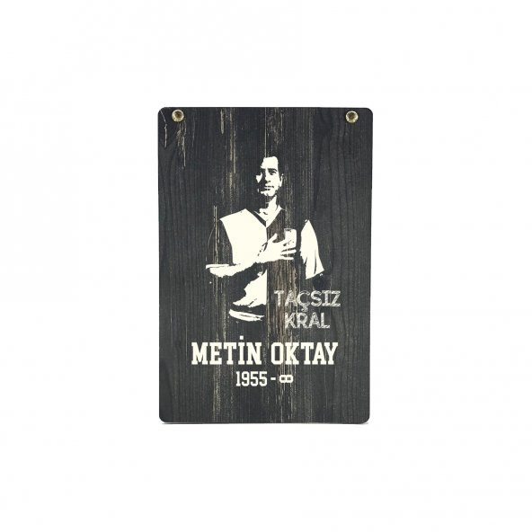 Galatasaray Orijinal Metin Oktay Body Zıbın Özel Tasarım Retro Ahşap Kutulu - 4