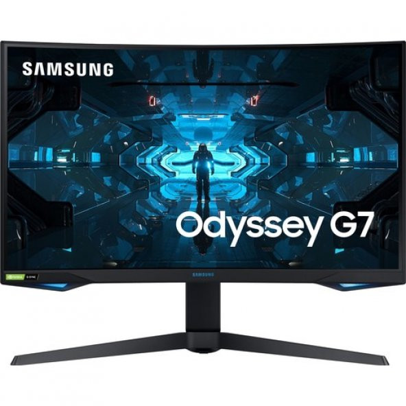 Samsung Odyssey G7 LC27G75TQSRXUF 27 240Hz 1ms (HDMI+Display) G-Sync WQHD Curved LED Monitör - Resim 2