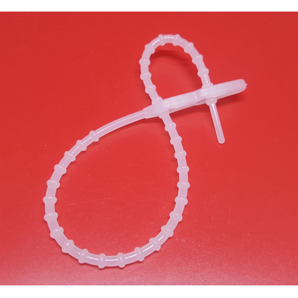 Boncuk Çift Kilitli Kablo Bağı Plastik Kelepçe 3.5X235 500 Adet - 3