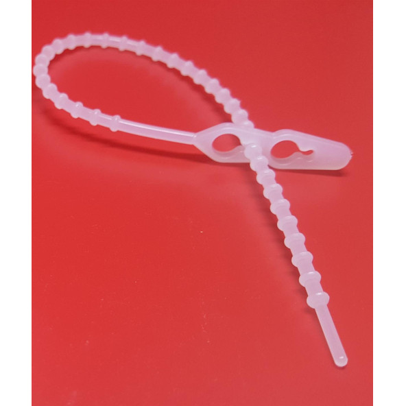 Boncuk Çift Kilitli Kablo Bağı Plastik Kelepçe 3.5X235 500 Adet - 5
