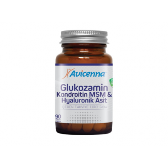 Avicenna Glukozamin Kondroitin MSM & Hyaluronik Asit 90 Tablet