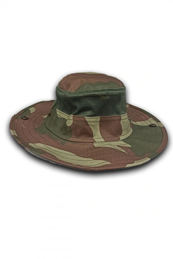 Yeni Tip Askeri Kamuflaj Şapka - Fötr Operasyon Şapkası