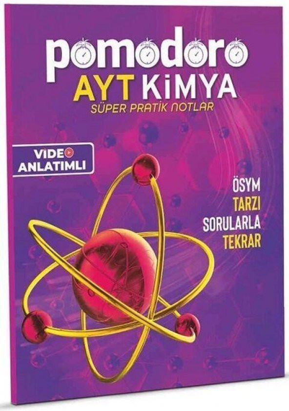 AYT Kimya Konu Özetli Soru Fasiküllü Süper Pratik Notlar Pomodoro Yayınları - 1