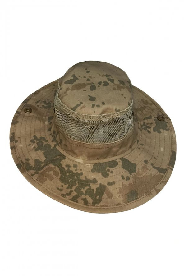Jandarma Kamuflaj Askeri Jungle Şapka - Fötr Operasyon Şapkası