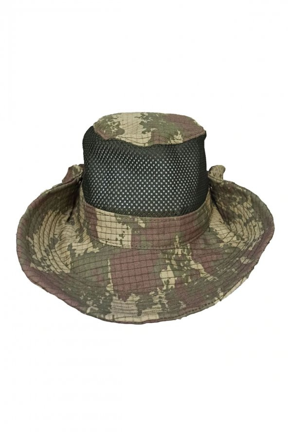 Kamuflaj Jungle Şapka - Askeri Fötr Operasyon Şapkası - 3