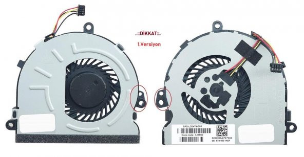 Hp DC28000JLF0 FCC2 SPS-L20474-001 Notebook Fan Ver.1 - 4