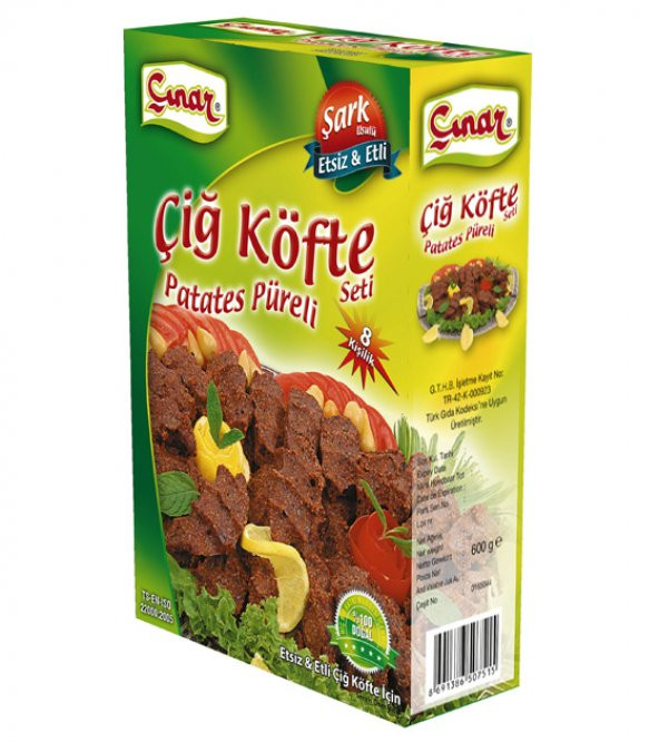 ÇINAR BAHARAT ŞARK USULÜ ÇİĞ KÖFTE SETİ 600 GR
