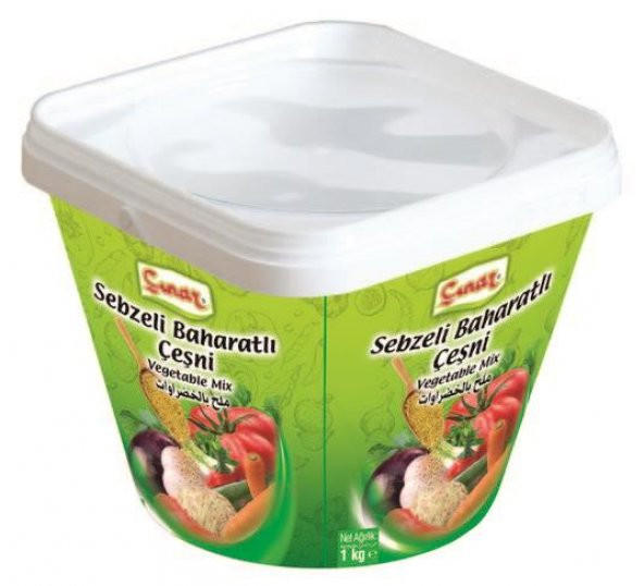 ÇINAR SEBZELİ BAHARATLI ÇEŞNİ 1 KG EDT