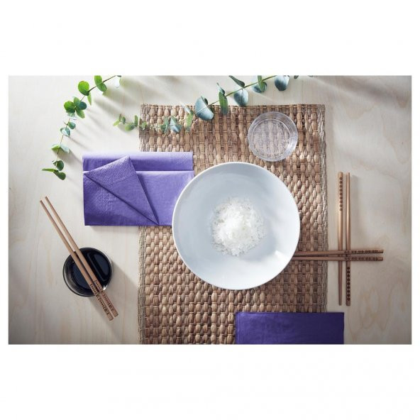 IKEA Trebent Yıkanabilir Bambu Chopstıck Japon Çin Yemek Çubuğu - 6
