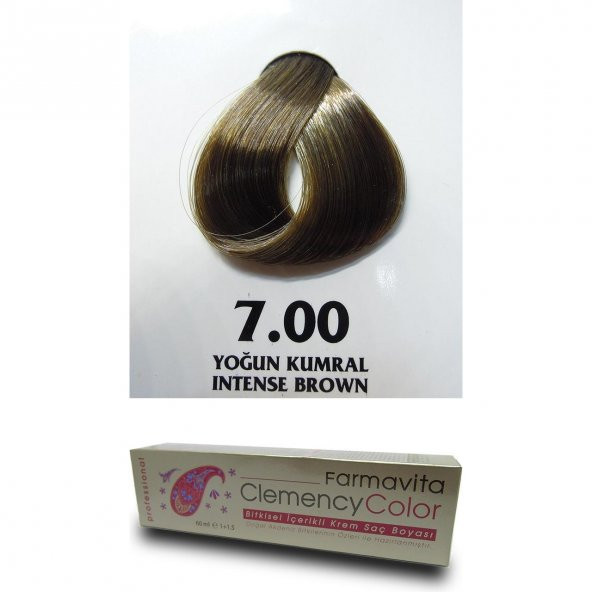 Farmavita Clemency Color Saç Boyası 60ml  7.00 Yoğun Kumral - 2