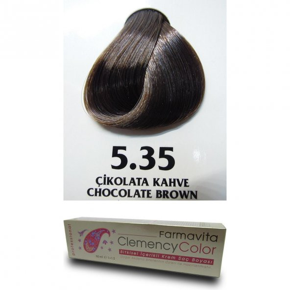 Farmavita Clemency Color Saç Boyası 60ml  5.35 Çikolata Kahve - 2