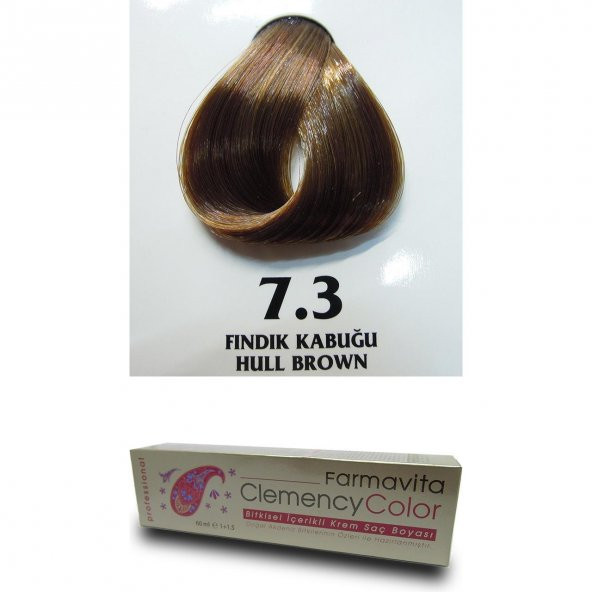 Farmavita Clemency Color Saç Boyası 60ml  7.3 Fındık Kabuğu - 2