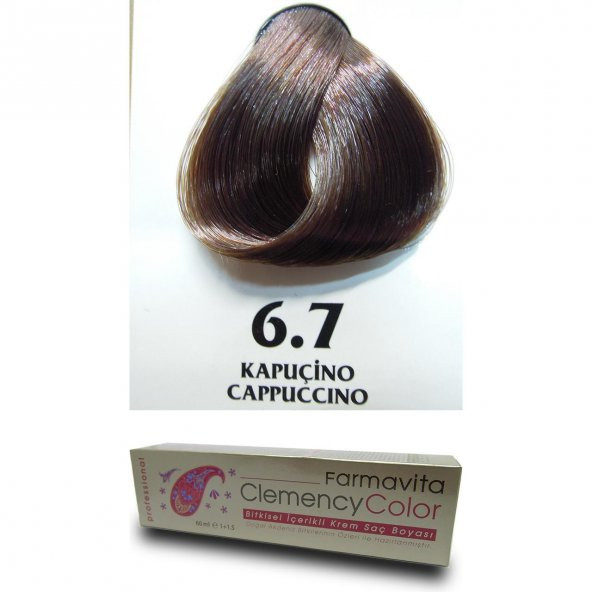 Farmavita Clemency Color Saç Boyası 60ml  6.7 Kapiçino - 2