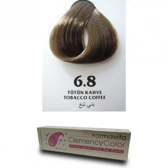 Farmavita Clemency Color Saç Boyası 60ml  6.8 Tütün Kahve - 2
