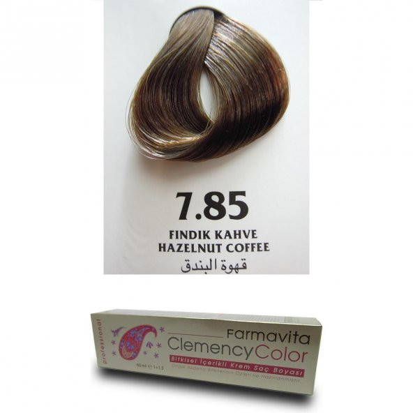 Farmavita Clemency Color Saç Boyası 60ml  7.85 Fındık Kahve - Resim 2