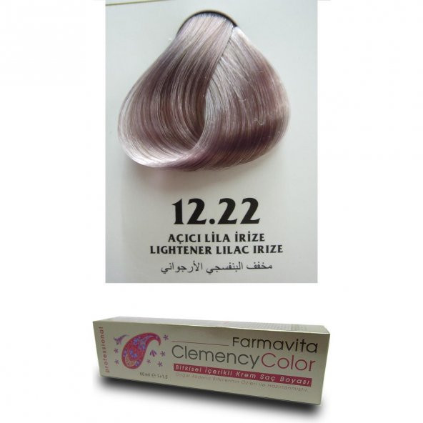 Farmavita Clemency Color Saç Boyası 60ml 12.22 Açıcı Lila İrize - 2