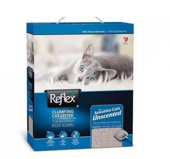 Reflex Hassas Kediler için Aktif Karbonlu Kedi Kumu 10 Lt