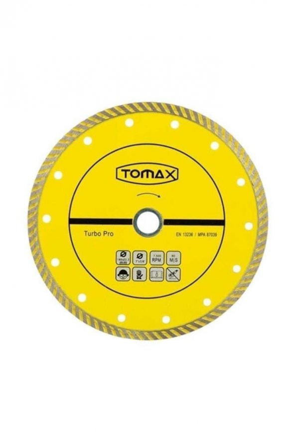 Tomax MPA 87039 180x22.2 Turbo Pro Granit Mermer Fayans Kesici