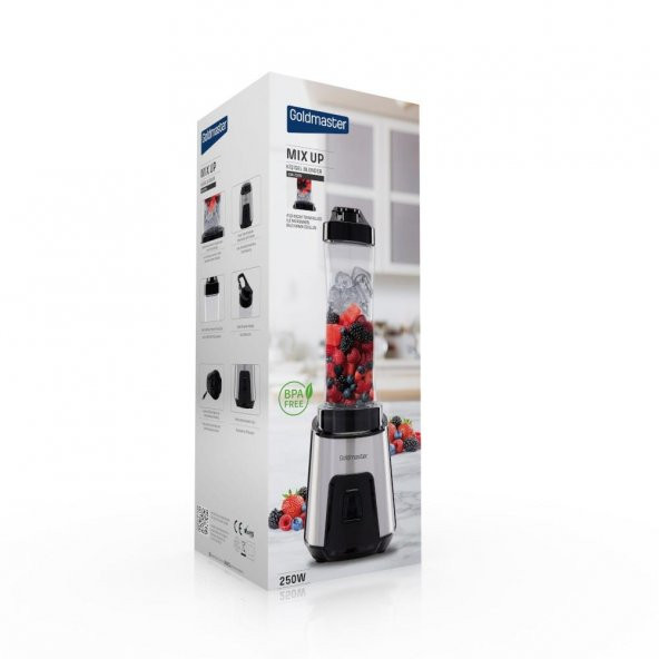 Goldmaster Gm-7259 Mix Up 250 W Kişisel Smoothie Blender - 7