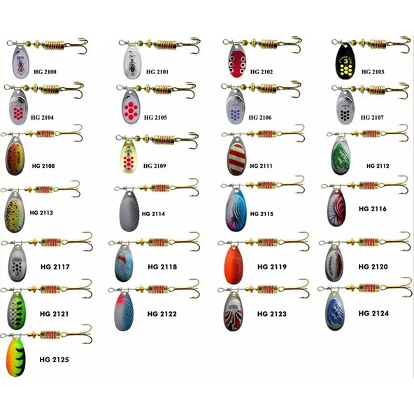 Spinner Alabalık Kaşık No:3-6gr - Resim 7