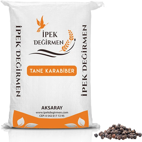 İpek Değirmen 250 GR Tane Karabiber Elenmiş Katkısız İri Taneli Baharat