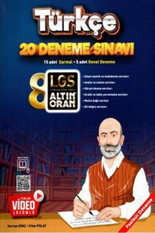 ALTIN ORAN 8.SINIF TÜRKÇE 20 DENEME TAMAMI VİDEO ÇÖZÜMLÜ