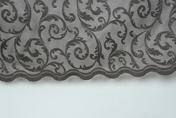 SULTAN 2 MODEL KOYU VİZON RENK TEK KANAT Hazır dikilmiş Pileli Fon Perde 300*260 cm - Resim 3