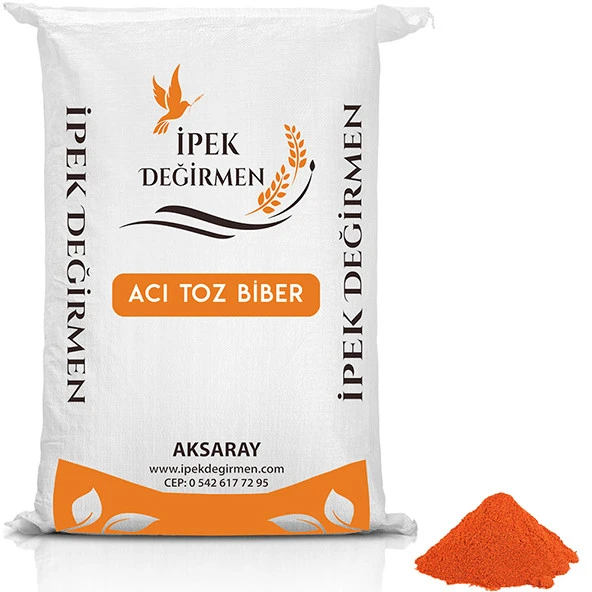 İpek Değirmen 250 GR Acı Toz Biber Yemeklik Yağ Yakıcı Baharat