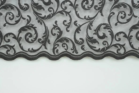 SULTAN 2 MODEL ANTRASİT RENK TEK KANAT Pileli Fon Perde 75*260 cm - Resim 3