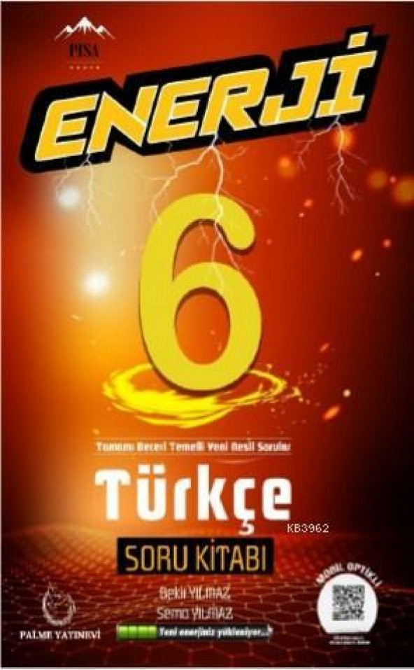 PALME 6.SINIF ENERJİ TÜRKÇE SORU KİTABI *YENİ*