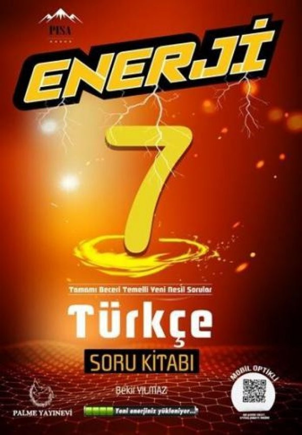 PALME 7.SINIF ENERJİ TÜRKÇE SORU KİTABI *YENİ*