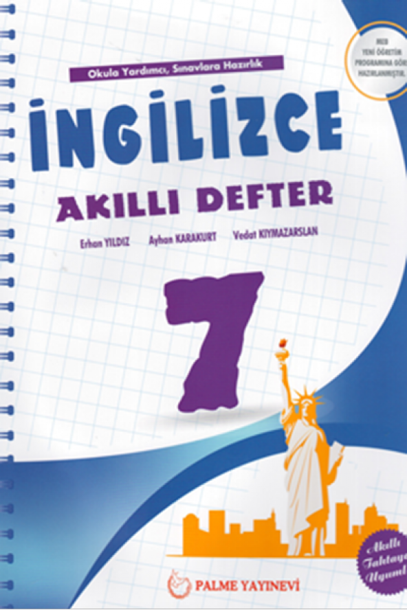 PALME 7.SINIF İNGİLİZCE AKILLI DEFTER