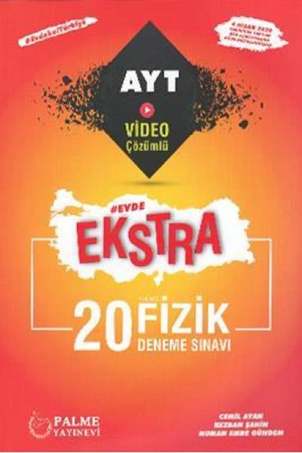 PALME YKS AYT EKSTRA FİZİK 20 DENEME SINAVI