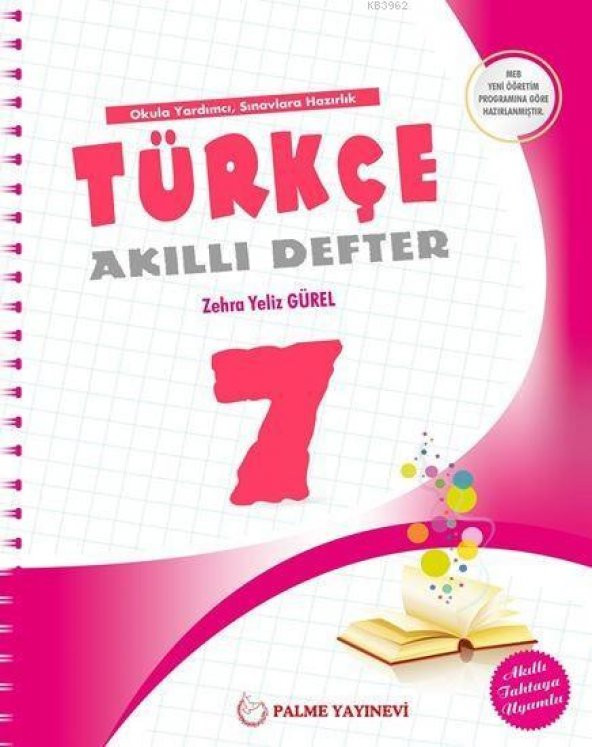 PALME 7.SINIF TÜRKÇE AKILLI DEFTER